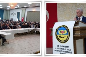 Canik Esnaf ve Sanatkarlar Kooperatifi Olağan Mali Genel Kurulu Yapıldı